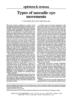 Types Of Saccades