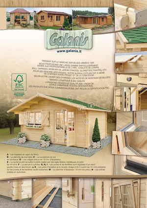 Le petit catalogue Galanis UAB, Abri Bois Kit