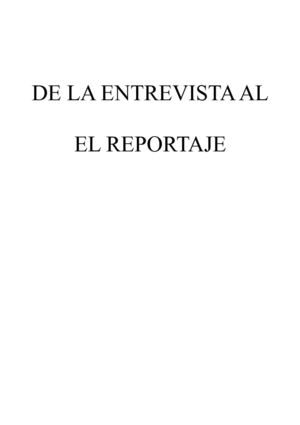 EL REPORTAJE