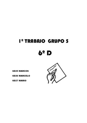 ACTIVIDAD 1ª GRUPO 5 6ºD