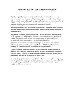 FUNCION DEL SISTEMA OPERATIVO