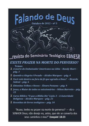 FALANDO DE DEUS Nº 3