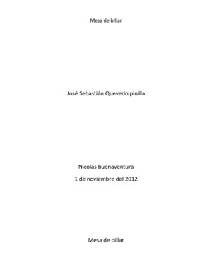 MESA DE BILLAR