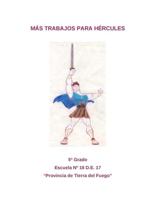 Más trabajos para Hércules - 5º grado