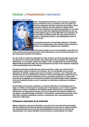 Calameo Ibtuicion Presentimiento