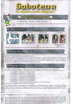 saboteur regle du jeu 2