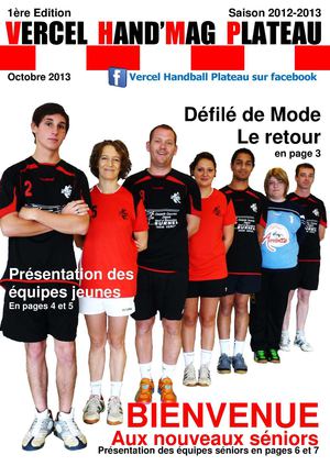 Vercel Hand'Mag Plateau   1ére édition saison 2012-2013