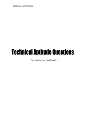 TECHNICAL QUESTIONS