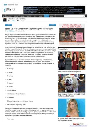 Speed Up Your Career With Engineering And MBA Degree