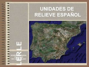 Tema 3.- EL RELIEVE DE ESPAÑA