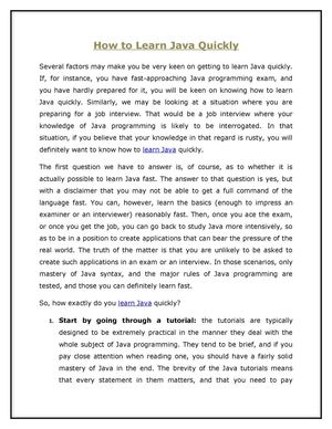 How_to_Learn_Java_Quickly
