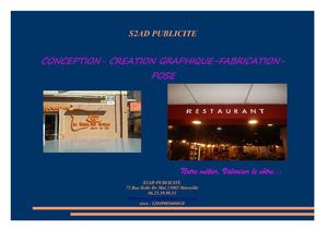 S2AD ENSEIGNES : ENSEIGNES PUBLICITAIRES A MARSEILLE