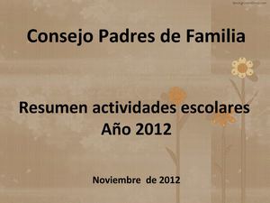 presencias del proyecto