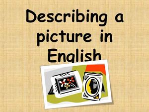 Describing pictures