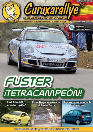 Nº 26. Noviembre 2012 - Curuxarallye®, la revista del automovilismo