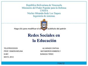 Exposicion Teleprocesos