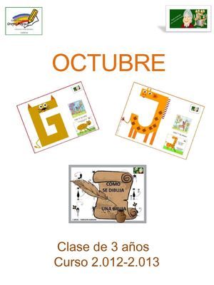 GLORIA FUERTES, ACTIVIDADES DE OCTUBRE