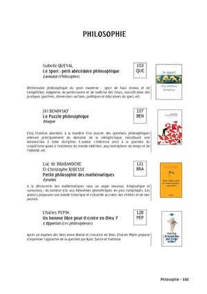 Philosophie - Alinéa 34