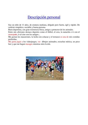 Nuestras descripciones.