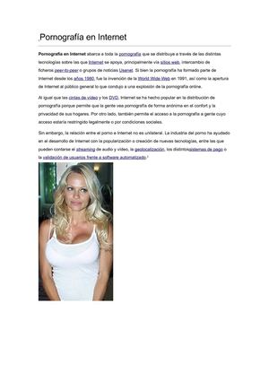 Porno en internet