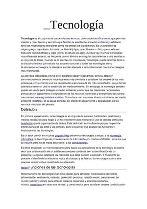 Tecnologia