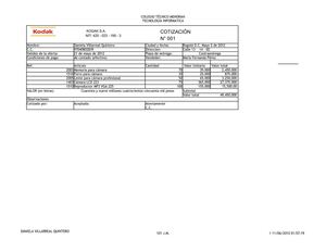 Cotizacion