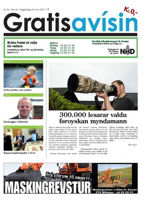 Gratisavísin Nr. 34 - Vika 44 2012