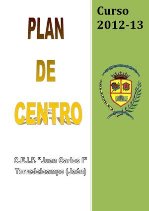 PLAN DE CENTRO