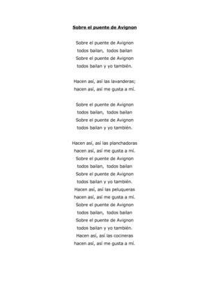 el puente de avignon