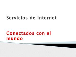 Servicios de Internet 