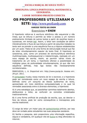 VARIOS TEXTO DO ENEM