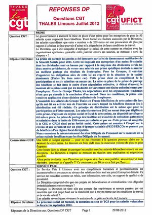 Tract Questions DP Limours Juillet 2012