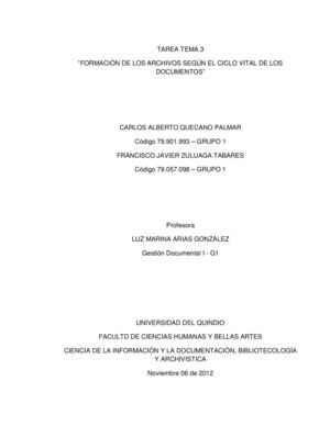 FORMACIÓN DE LOS ARCHIVOS SEGÚN EL CICLO VITAL DE LOS DOCUMENTOS