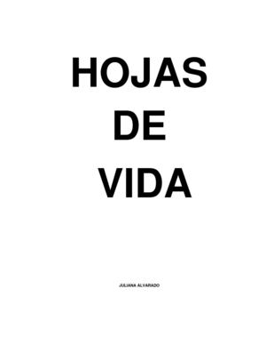 HOJAS DE VIDA TRABAJADORES DE LA EMPRESA 