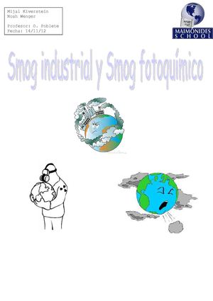 smog fotoquimico e indutrial