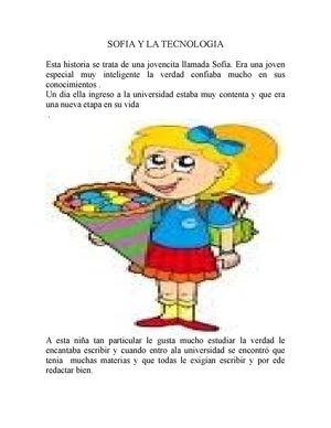 sofia y la tecnologia
