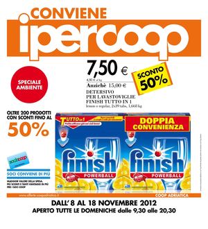 Volantino Ipercoop Conè - dal 8 al 18 novembre 2012
