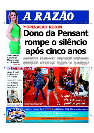 Jornal A Razão Santa Maria - 08112012