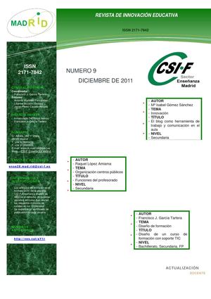 20111201_MAD.RID.N9: Mª Isabel Gómez Sánchez; Raquel López Amiama; Francisco José García Tartera