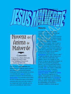 Altar en honor a Jesús Malverde Jesús Malverde 