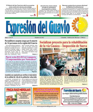PERIODICO EXPRESION DEL GUAVIO No 25