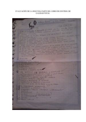 EVALUACIÓN DE LA SEGUNDA EVALUACIÓN 