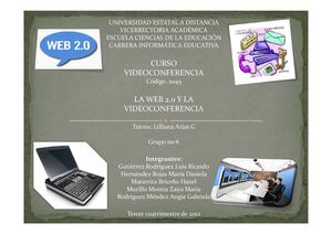 La Web 2.0 y la Videoconferencia