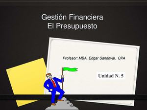 Unidad 5 - Presupuestos