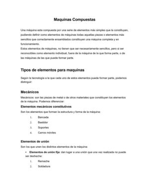 Maquinas Compuestas