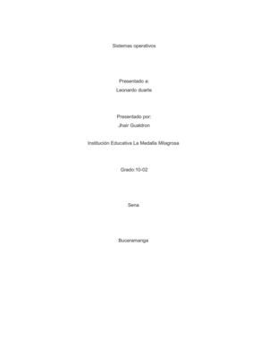 Sistema Operativos y Comandos 