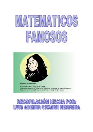 GRANDES MATEMATICOS