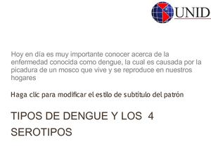TIPOS DE DENGUE