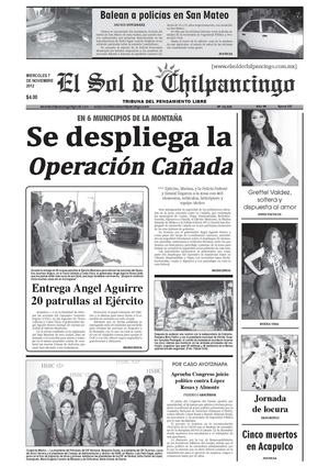 El Sol de Chilpancingo - 7 Noviembre 2012