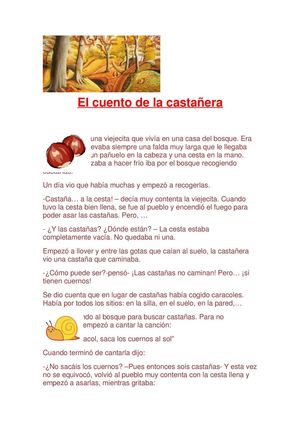 El cuento de la castañera
